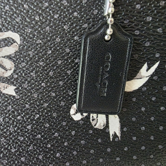 Coach Mollie Satchel Crossbody Bow Print + Authentic Coach Leather Bow Charm - Picture 13 of 16